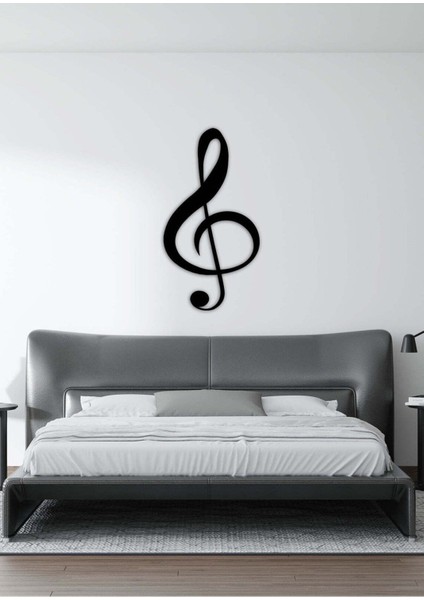 - Sol Anahtarı Metal Duvar Müzik Tablosu - Ev Ofis Dekorasyonu - 70 x 26 - cm - Siyah - MÜZIK-039 fiyatları