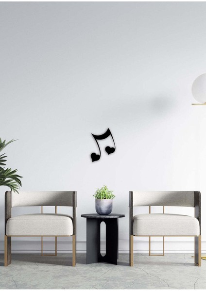 - Notanın Kalbi Metal Duvar Müzik Tablosu - Ev Ofis Dekorasyonu - 50 x 36 - cm - Siyah - MÜZIK-077 fiyatları