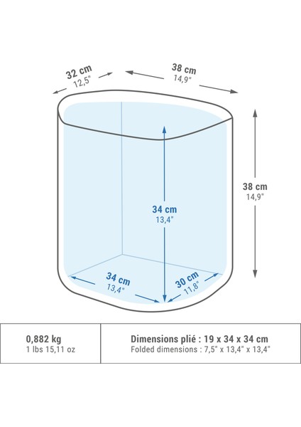 Outdoor Esnek Soğutucu - 30 Litre - 9 Saat Serin Tutma