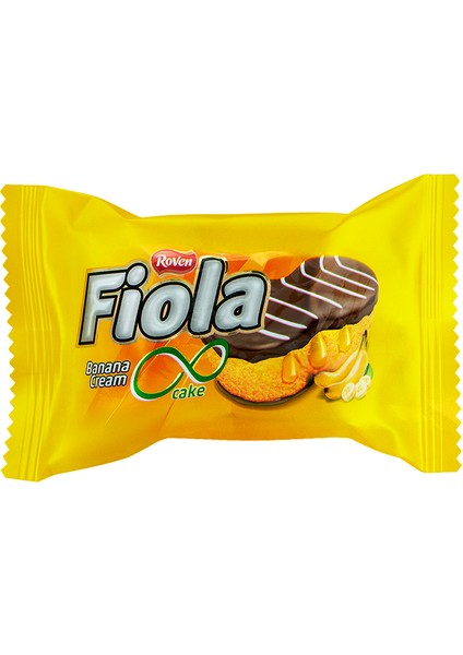 Fiola Muz Kremalı ve Çikolata Kaplı Kek - 24'lü fırsatları