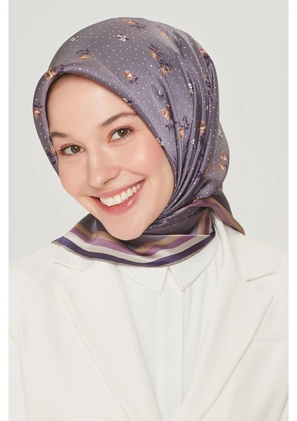 Nostalji Serisi Sura Ipek Eşarp 8502-82NS