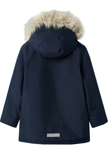 Nkmillo Parka Jacket Long Fo Noos Çocuk Günlük Mont 13235514-DARK-SAPPHIRE Lacivert fiyatları