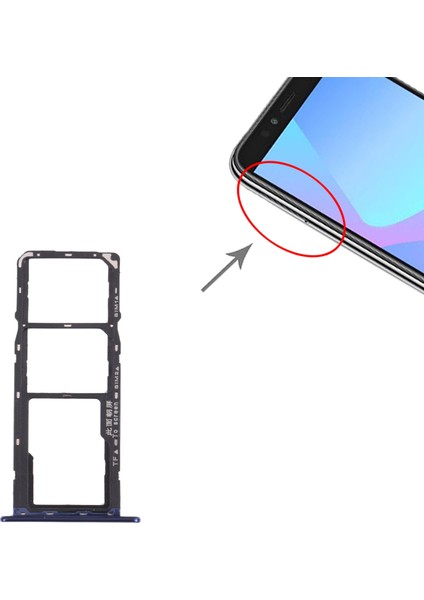 Huawei Y6 (2018) Için Tepsi + Mikro Sd Kart Tepsisi (Yurt Dışından)