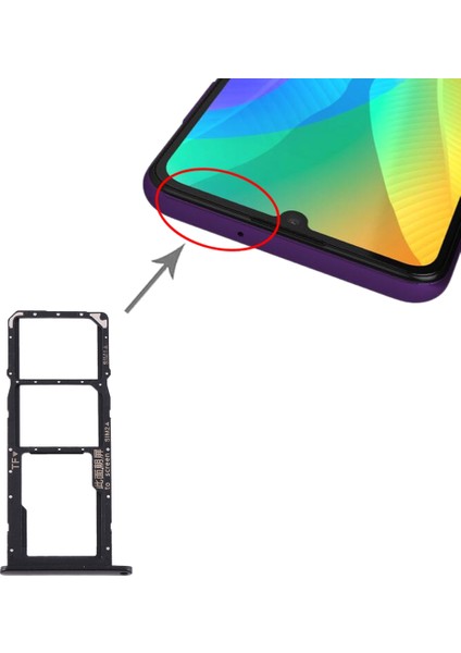 Huawei Y6P Için Tepsi + Mikro Sd Kart Tepsisi (Yurt Dışından)