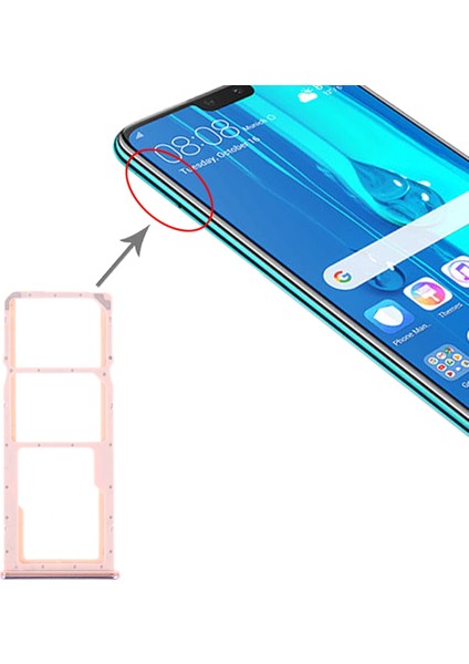 Huawei Y9 (2019) Için Tepsi + Mikro Sd Kart Tepsisi (Yurt Dışından)