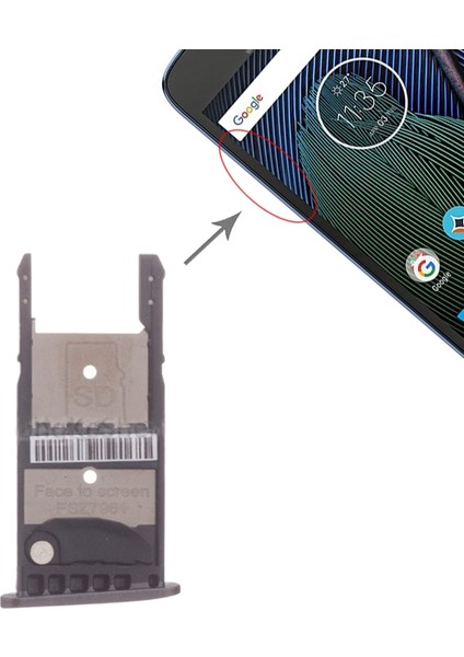 Motorola Moto G5 Plus Için Tepsi + Mikro Sd Kart Tepsisi (Yurt Dışından)