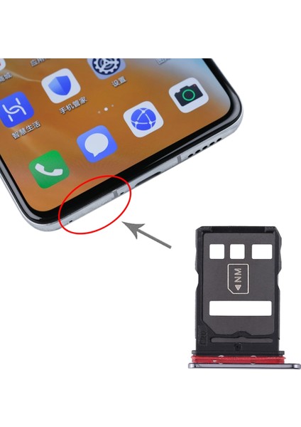 Huawei P40 Için Tepsi + Nm Kart Tepsisi (Yurt Dışından)