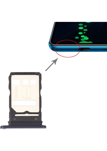 Honor X10 5g Için Tepsi+ Tepsi / Nm Kart Tepsisi (Yurt Dışından)