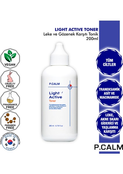 Light Active Toner - Light Active Tonik 200 ml