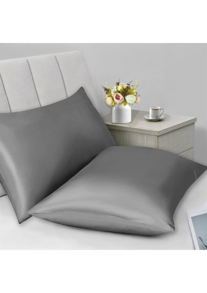 Pamuk Saten Yastık Kılıfı 50x70 Cm - Saç Kabarmasını Önler, Cilt Dostu fiyatları