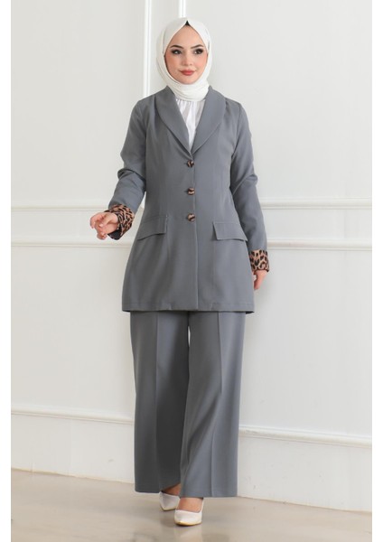 Leopar Desenli Takım Taba 19218 modelleri