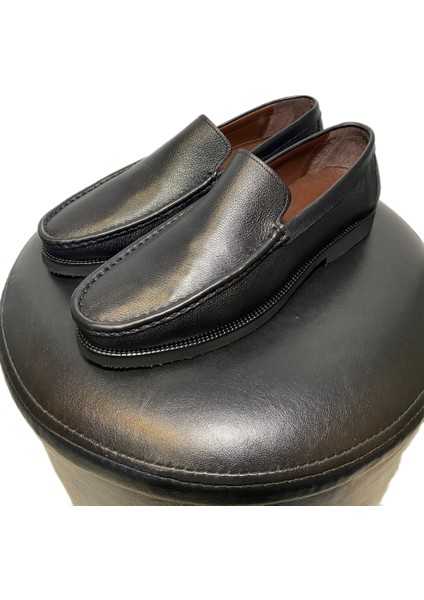 Deri Espardil Klasik Ayakkabı Rahat Kalıp