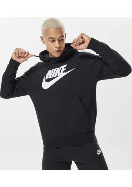 Club Graphic Pullover Erkek Siyah Sweatshirt