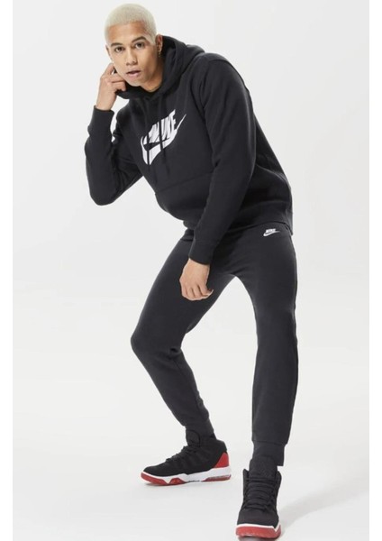 Club Graphic Pullover Erkek Siyah Sweatshirt modelleri