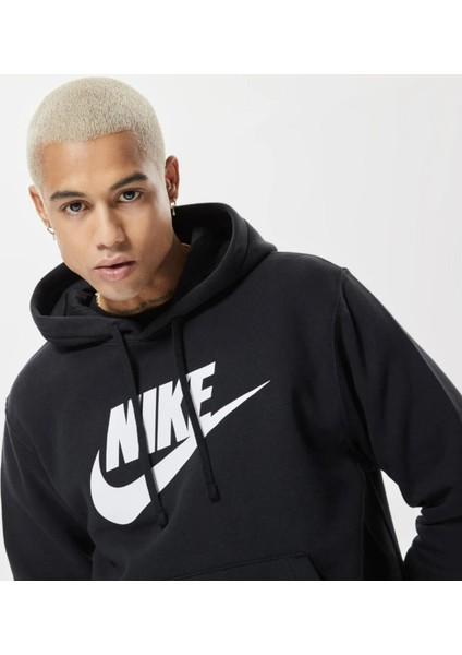 Club Graphic Pullover Erkek Siyah Sweatshirt fırsatları