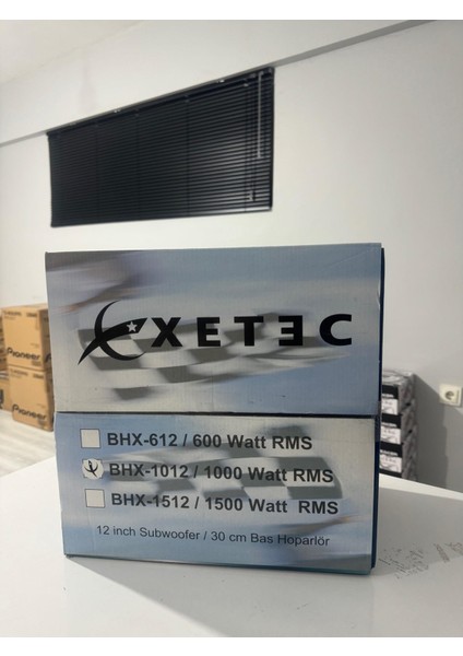 BHX-1012 1000RMS 30CM Subwoofer