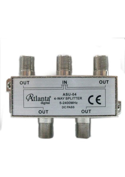 ASU-04 1/4 Uydu Bölücü (5-2400 MHz)