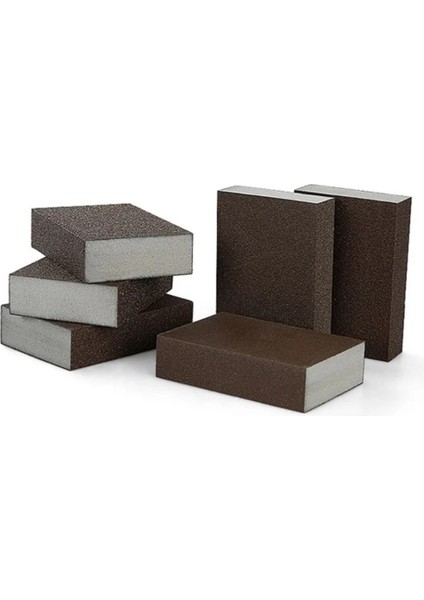Kübik Takoz Süngerli Zımpara - 6,5x9,5 cm (25 mm Kalınlık)