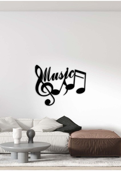 - Music Metal Duvar Müzik Tablosu - Ev Ofis Dekorasyonu - 70 X 56 - Cm - Siyah - Müzık-049 fiyatları