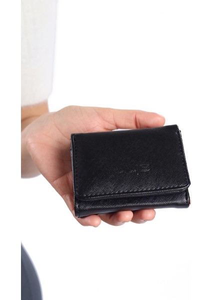 026 Klasik Mini Cüzdan Siyah