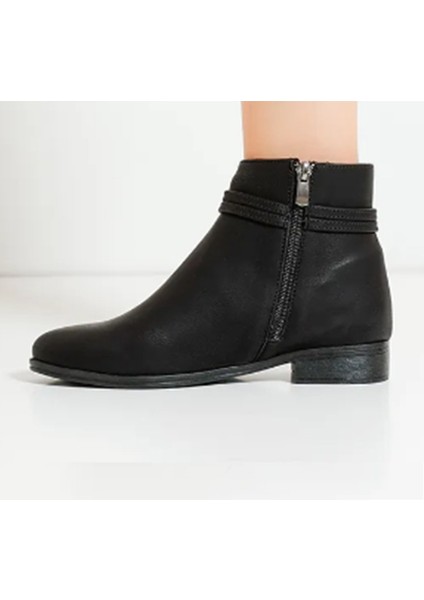 79-24 Deri Fashion Fermuarlı Kadın Bot fiyatları