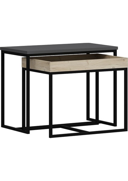 Alen Yan Sehpa-Antrasit fırsatları