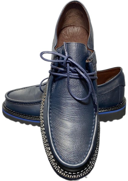 Deri Espardil Klasik Ayakkabı Rahat Kalıp Hafif Eva Taban fiyatları