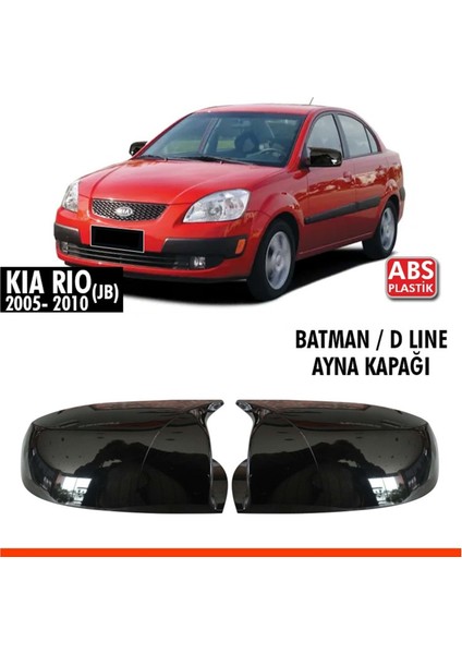 Kia Rio Jb Batman Yarasa Ayna Kapağı Piano Black / 2006-2012