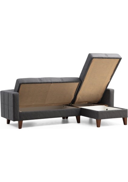 Polya Köşe Takım+Berjer-Koyu Gri 100+KIREMIT fırsatları