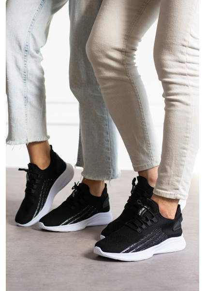 Siyah Beyaz Unisex Yıkanabilir Rahat Hava Alabilen Kokusuz Triko Spor Ayakkabı Sneaker 015 fırsatları
