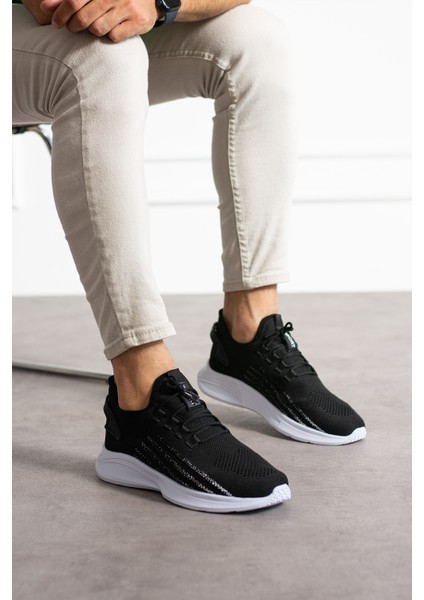 Siyah Beyaz Unisex Yıkanabilir Rahat Hava Alabilen Kokusuz Triko Spor Ayakkabı Sneaker 015 indirimleri