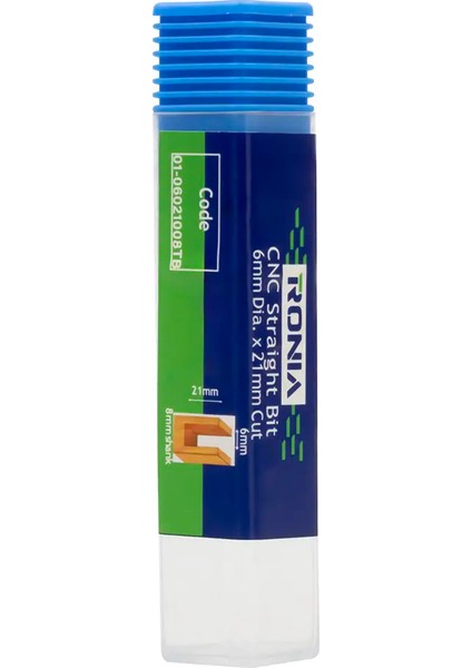 Ahşap Freze Bıçağı 01-06021008TB Freze Ucu Sap 8 mm modelleri