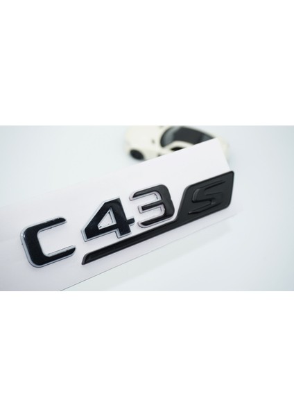 C 43S Bagaj Gri Siyah Abs Yazı Logo Benz Ile Uyumlu