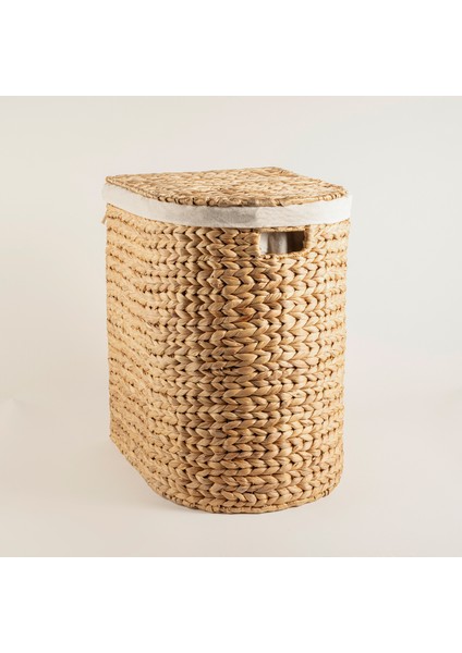 Polı Su Sümbülü Çamaşır Sepeti 38X30X46 cm Natural