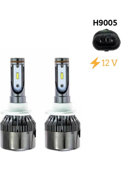 LED Far Ampulü Beyaz H9005 36W 4800LM 12V / LAAM805