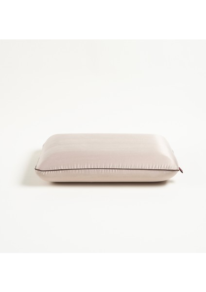Lefke Klasik Model Viskon Visko Yastık 60x40x13 Cm Bej