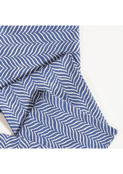 Gaya Baskılı 4'lü Pamuk %100 Pamuk Peçete 43x43 Cm Mavi fiyatları