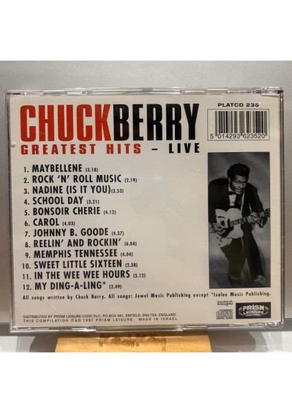 Chuck Berry – Greatest Hits - Live CD