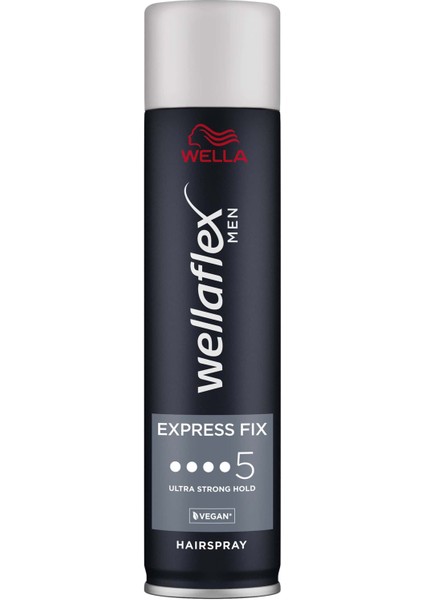 Wella Men Express Fix Ekspres Sabit Tutucu Saç Spreyi - 250 ml