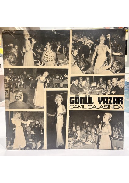 Gönül Yazar - Çakil Galasinda 1974 Baskı Lp - Plak