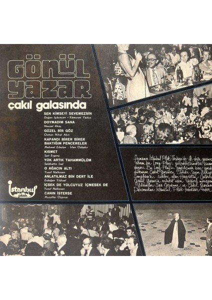 Gönül Yazar - Çakil Galasinda 1974 Baskı Lp - Plak fiyatları