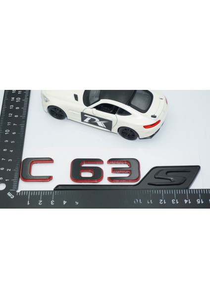C 63S Bagaj Kırmızı Siyah Abs Yazı Logo Benz Ile Uyumlu modelleri