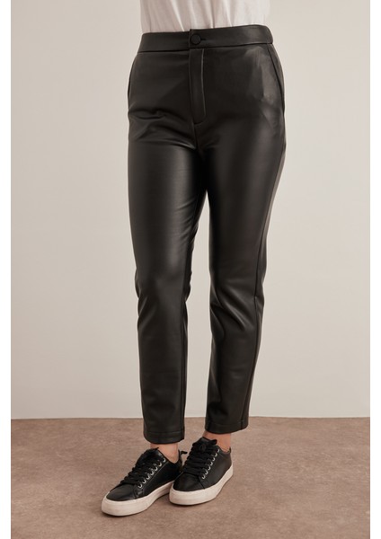 Suni Deri Pantolon modelleri