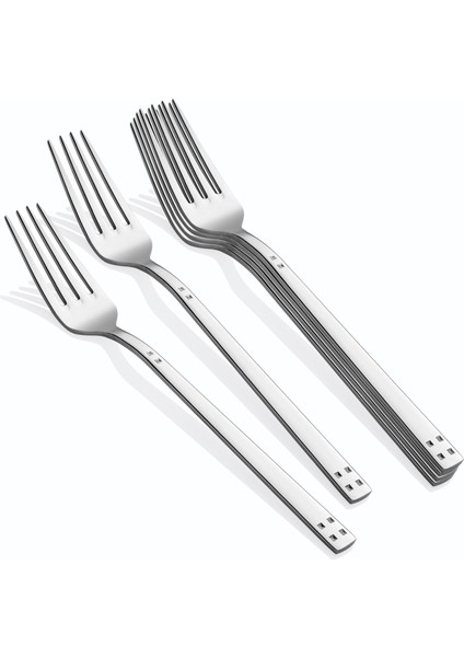 Pırlanta Yemek Çatal 6'lı 18/10 fırsatları