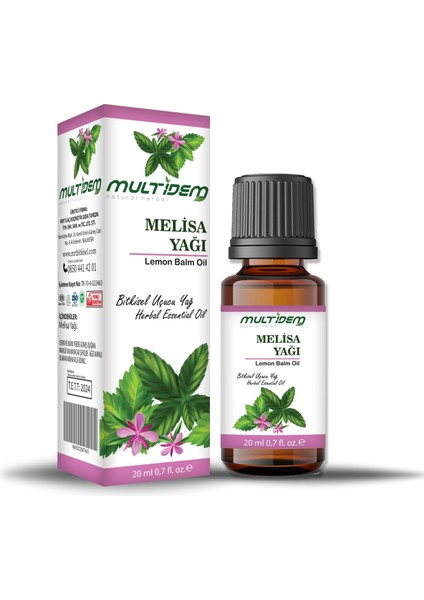 Hmd Melisa Yağı 20 ml x 2 Adet