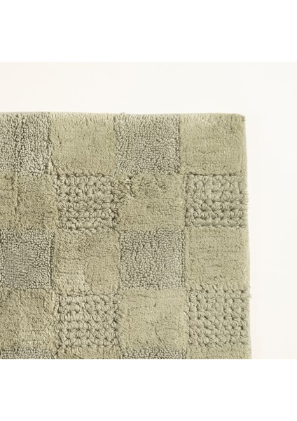 Punjab Pamuklu Banyo Paspası 60 x 90 cm Yeşil