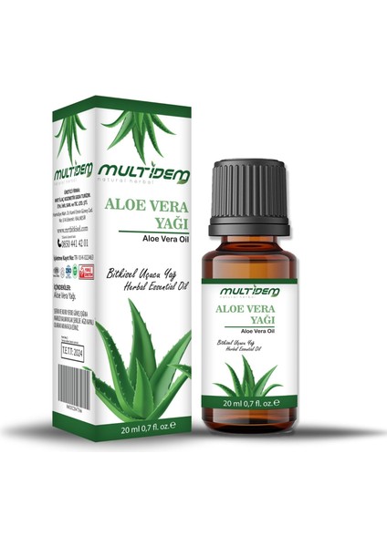 Hmd Aloe Vera Yağı 20 ml x 2 Adet