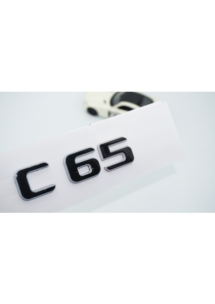 C 65 Bagaj Gri Siyah Abs Yazı Logo Benz Ile Uyumlu