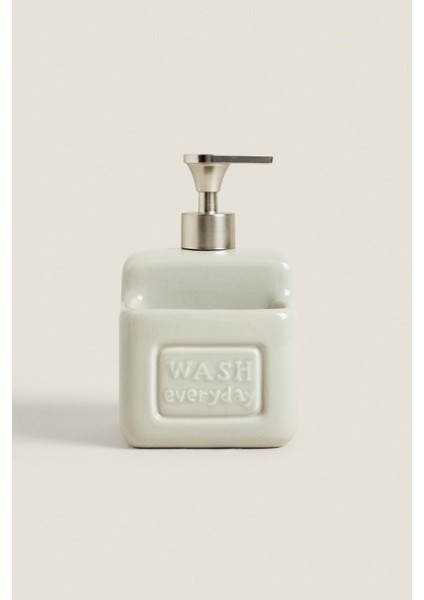 Ashton Grey Sıvı Sabunluk 500 ml Dayanıklı Malzeme Ergonomik Pompa ve Modern Gri Tasarım