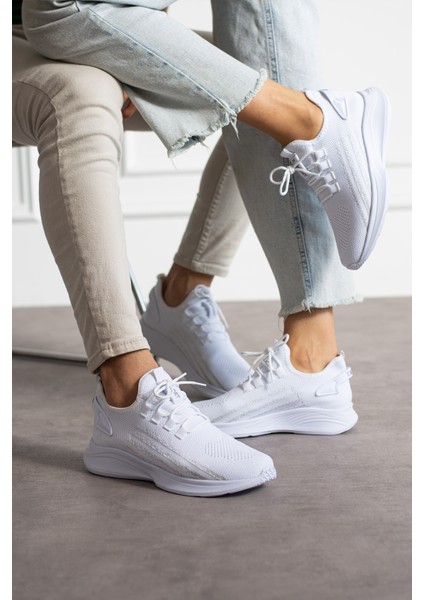 Beyaz Buz Unisex Yıkanabilir Rahat Hava Alabilen Kokusuz Triko Spor Ayakkabı Sneaker 015 fırsatları
